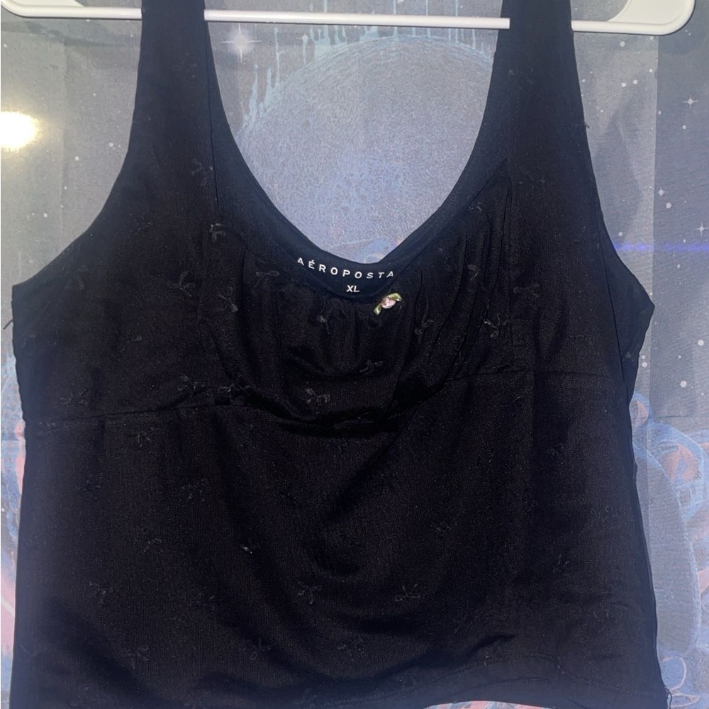 Aeropostale Black Tank Top for Women